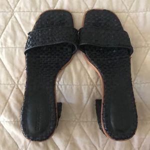 Imagine Vince Camino Black Slide Wedge